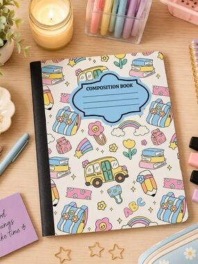 Custom composition notebook